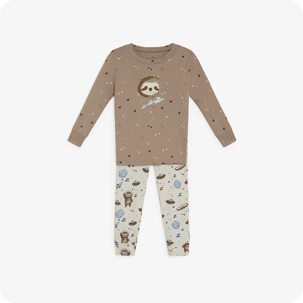 Sloth Long Pajamas - Travel Edit