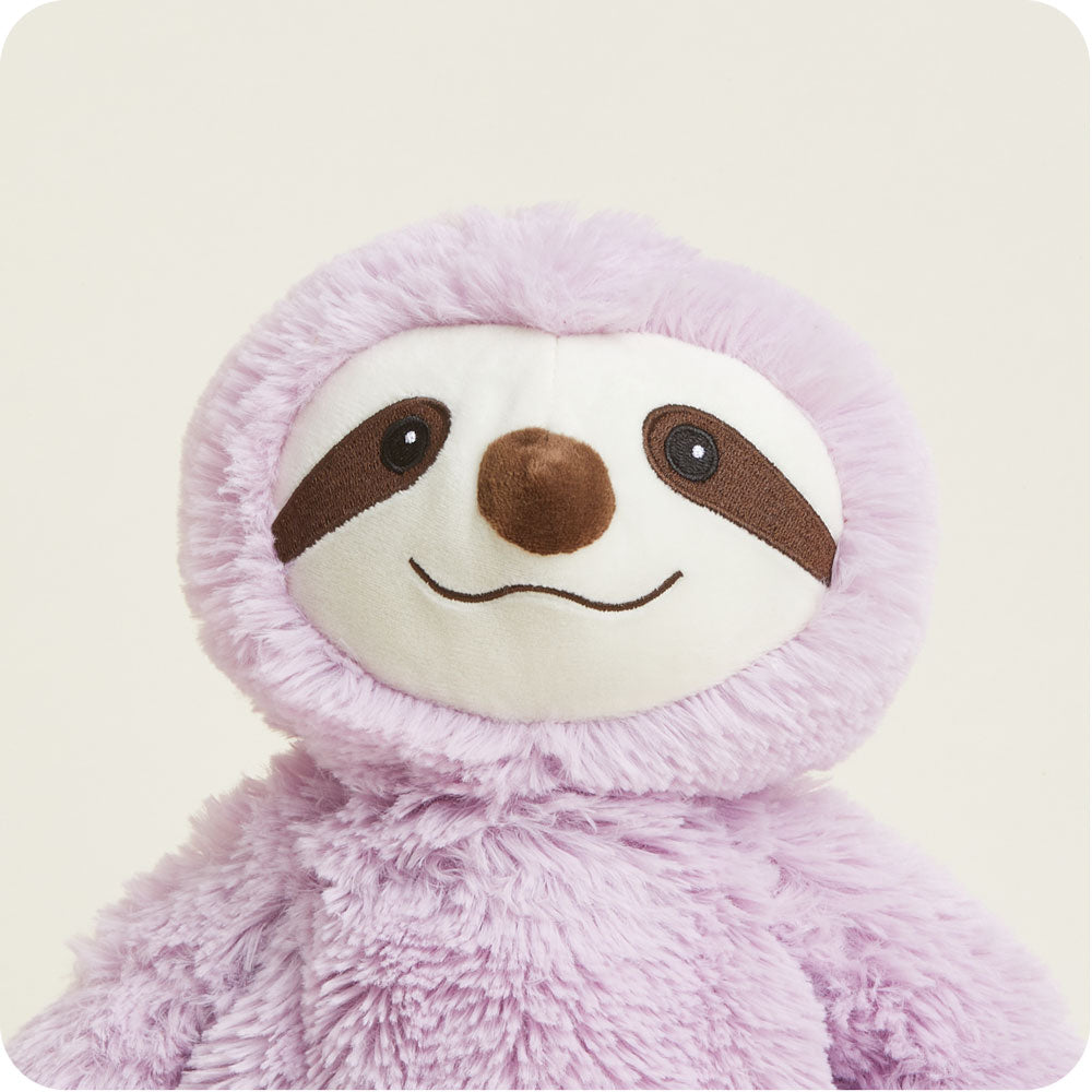 Purple Sloth Warmies - Classic Notes