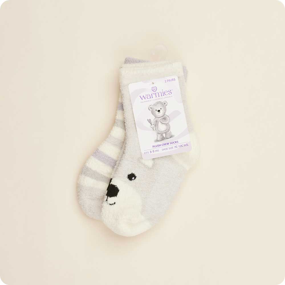 Marshmallow Bear Non-Slip Socks - Soft Warmth
