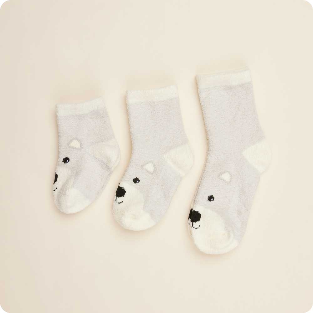 Marshmallow Bear Non-Slip Socks - Soft Warmth