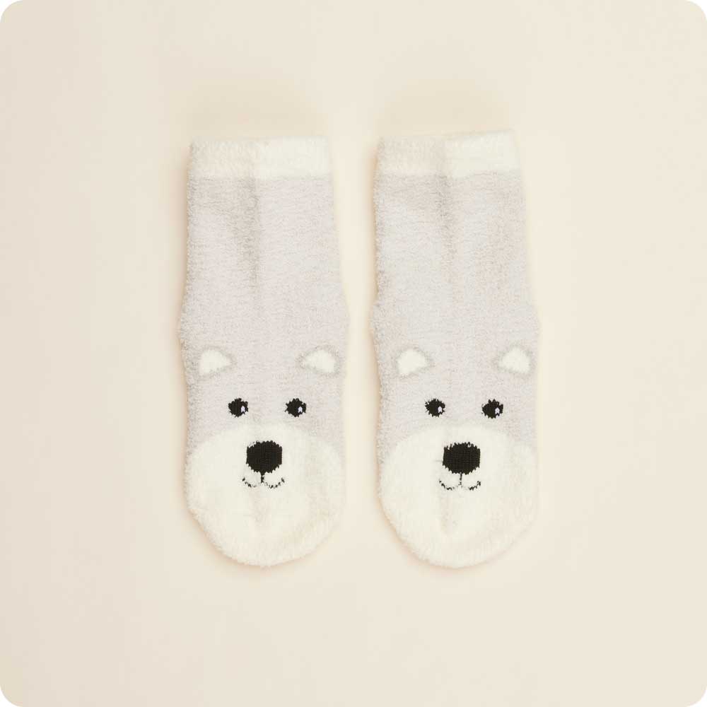 Marshmallow Bear Non-Slip Socks - Soft Warmth
