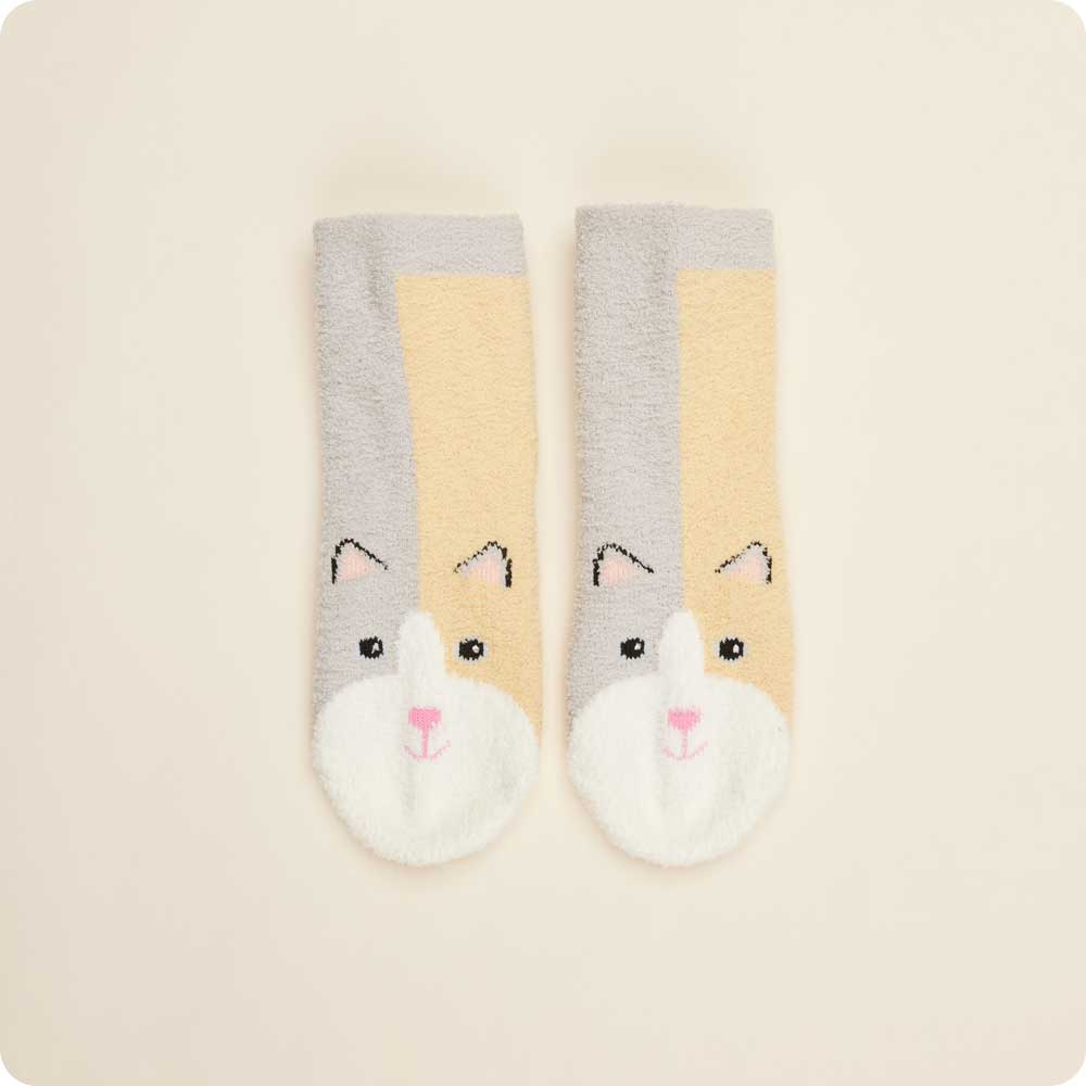 Calico Cat Non-Slip Socks - Bedtime Ready