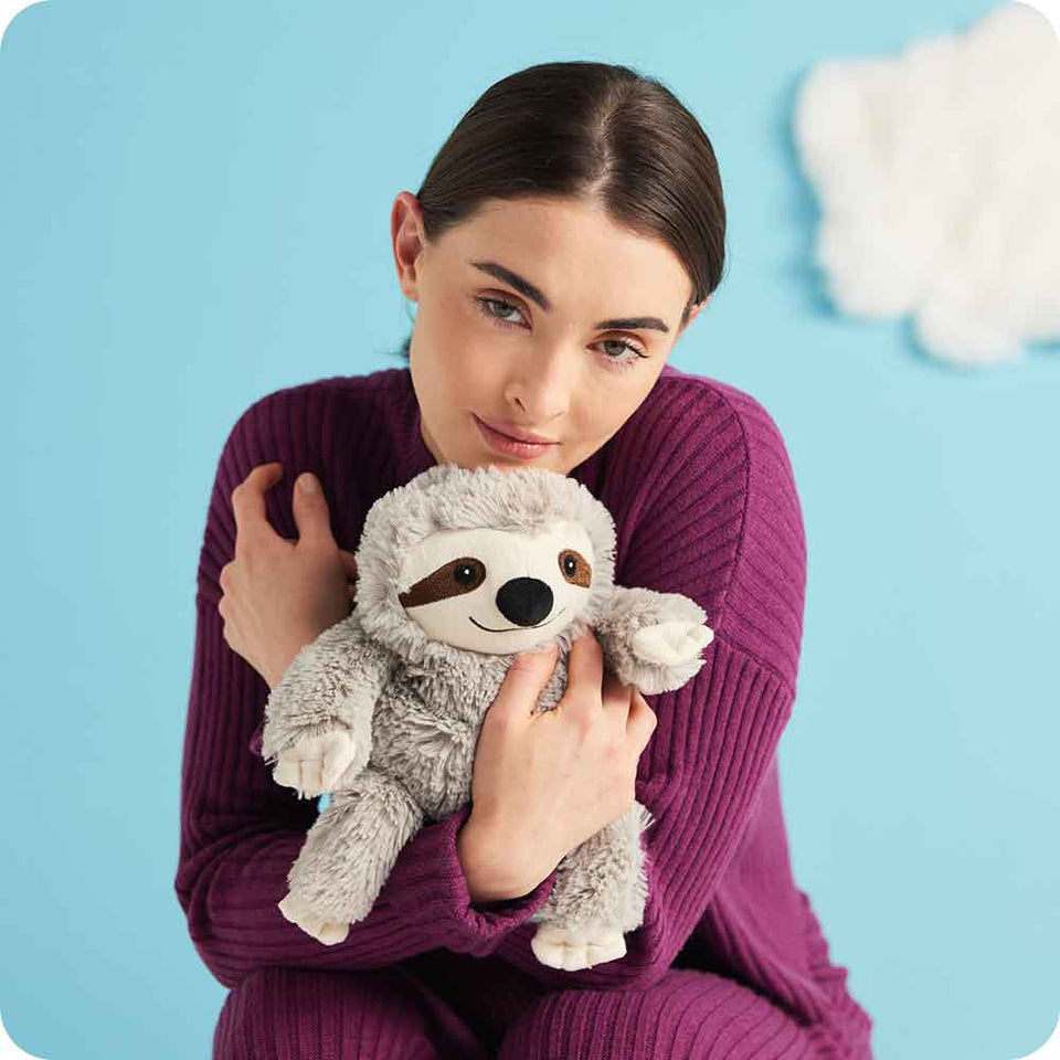 Gray Sloth Warmies - Modern Blend
