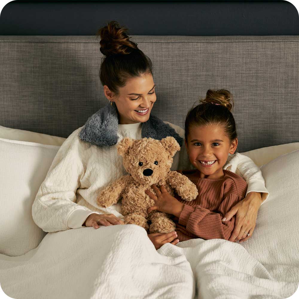 Brown Curly Bear Warmies - Daily Scent