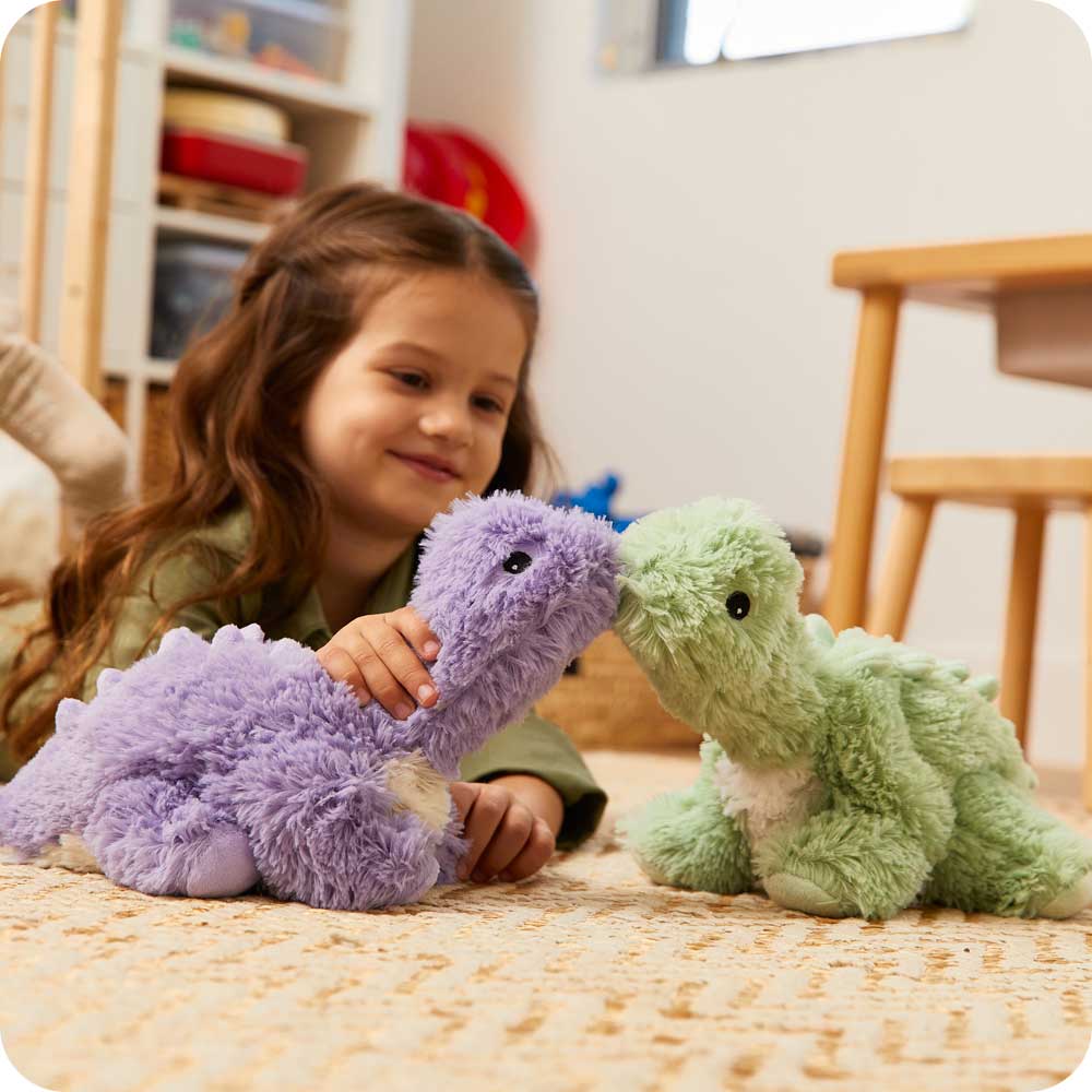 Green Long Neck Dinosaur Warmies - Fresh Notes