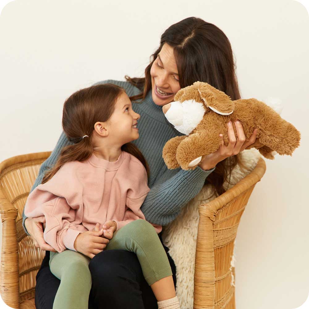 Brown Bunny Warmies - Home Glow