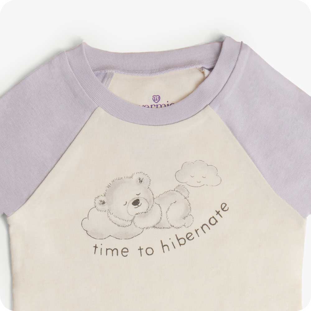 Marshmallow Bear Shorties Pajamas - Cozy Bedtime