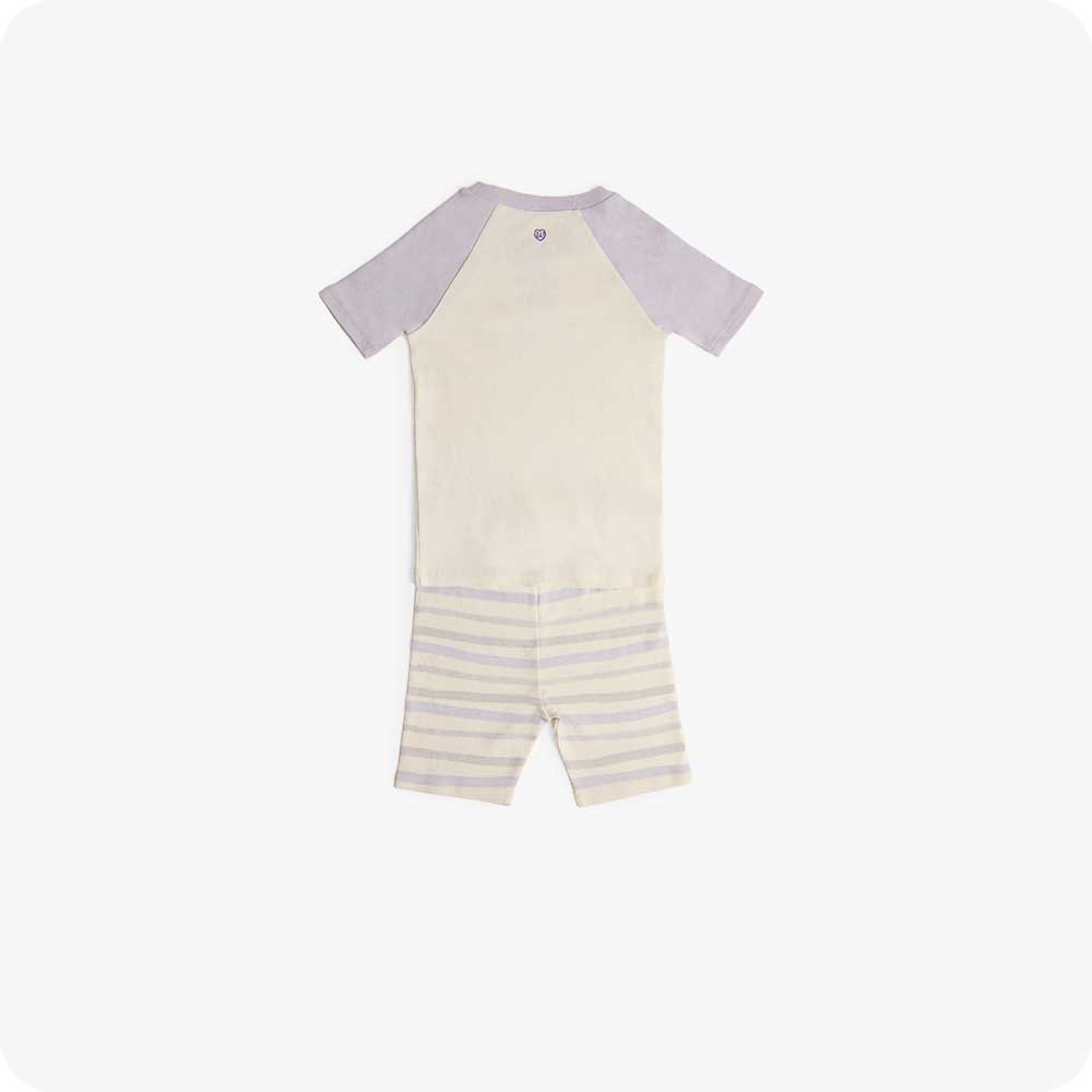 Marshmallow Bear Shorties Pajamas - Cozy Bedtime