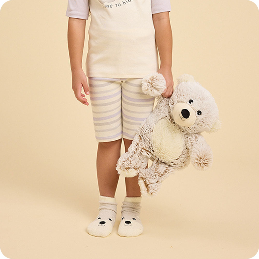 Marshmallow Bear Non-Slip Socks - Soft Warmth