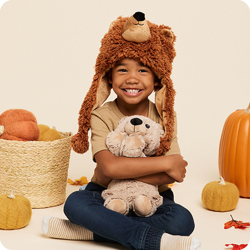 Brown Bear Warmies - Soft Glow