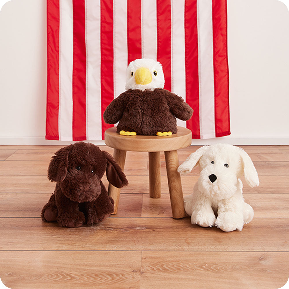 Yellow Labrador Warmies - Cozy Glow