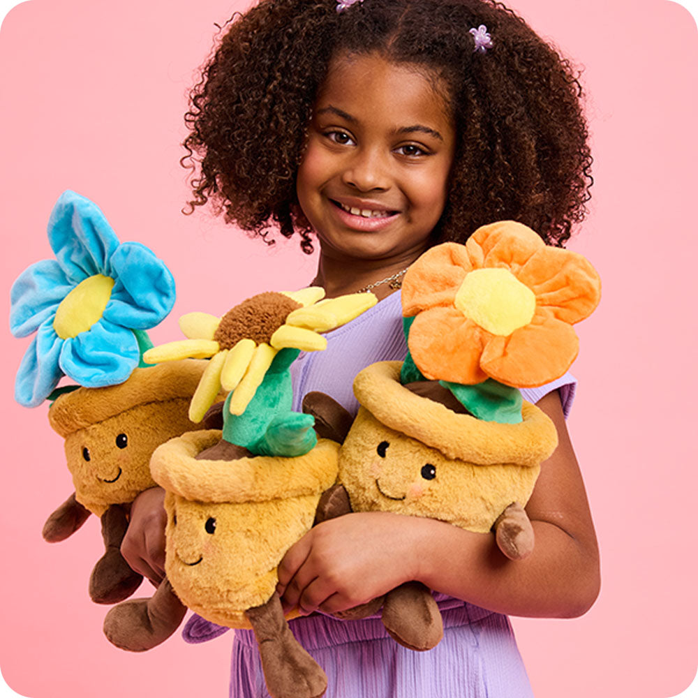 Orange Flower Pot Warmies - Modern Blend