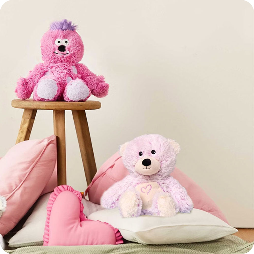 Love Bear Warmies - Soft Glow