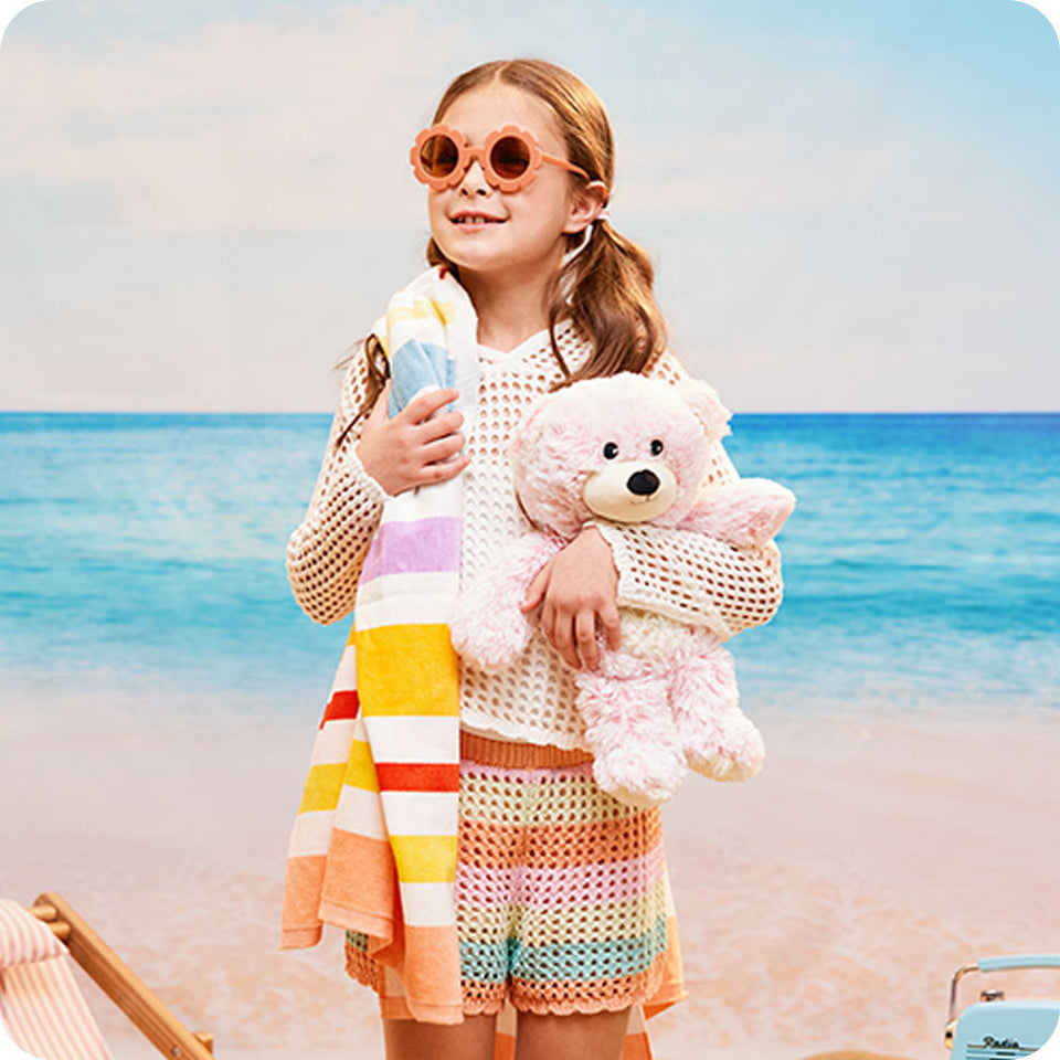 Pink Marshmallow Bear Warmies - Easy Spritz
