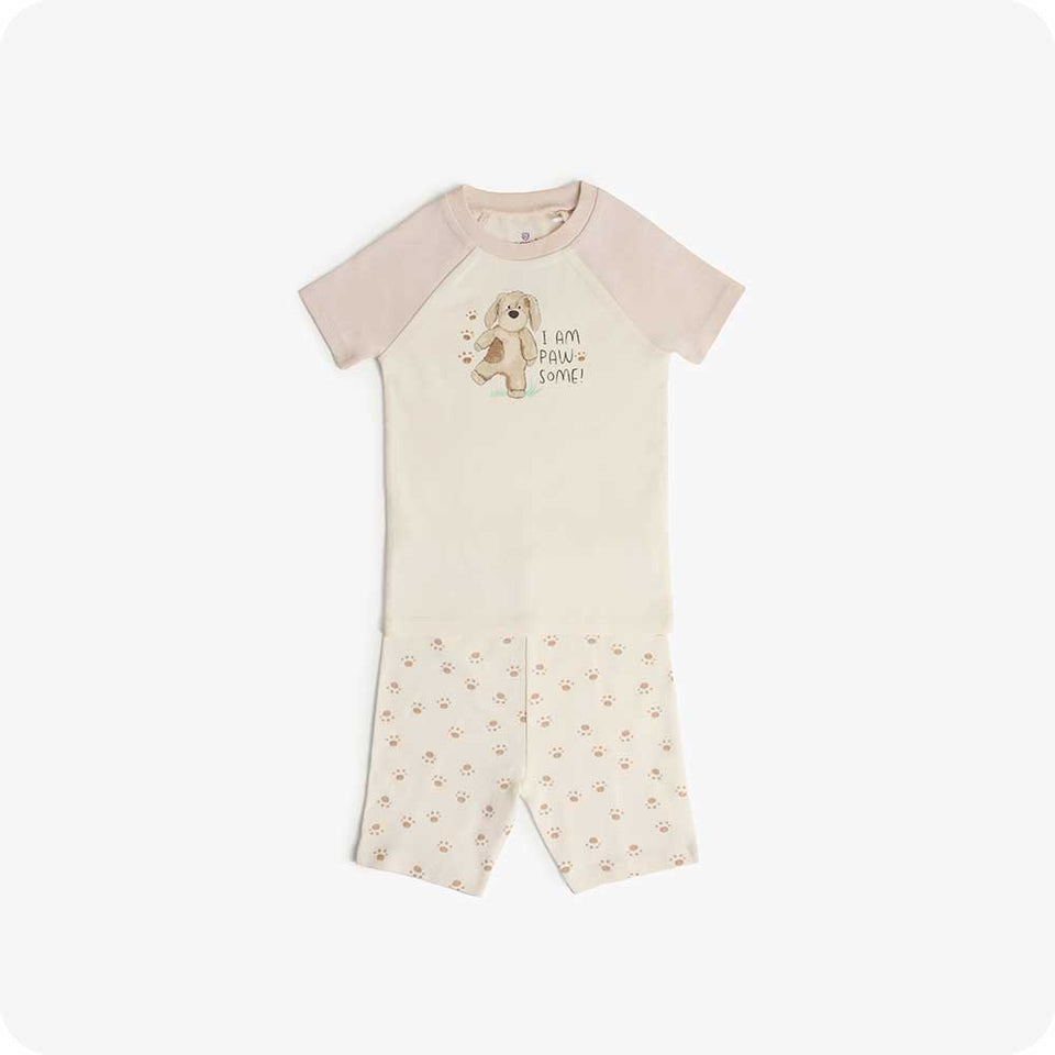 Puppy Shorties Pajamas - Rest Easy
