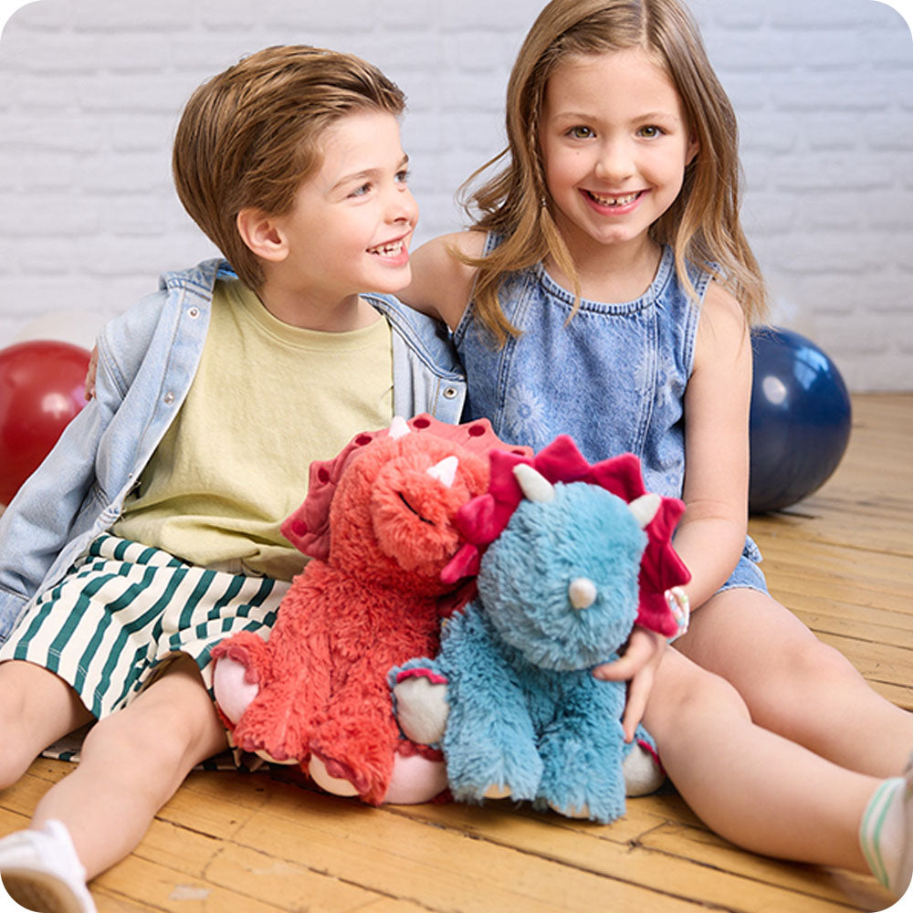 Red Triceratops Warmies - Daily Scent