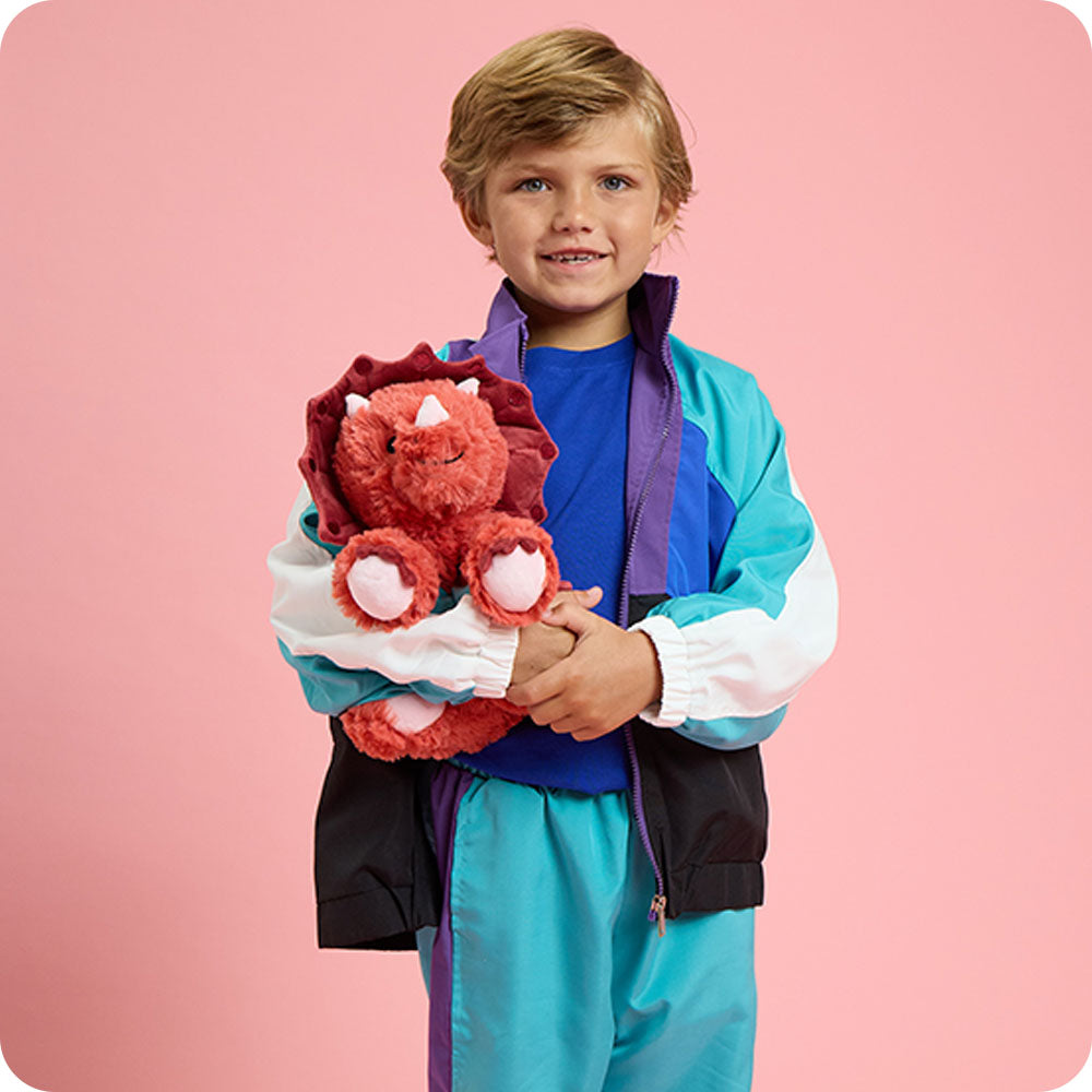 Red Triceratops Warmies - Daily Scent