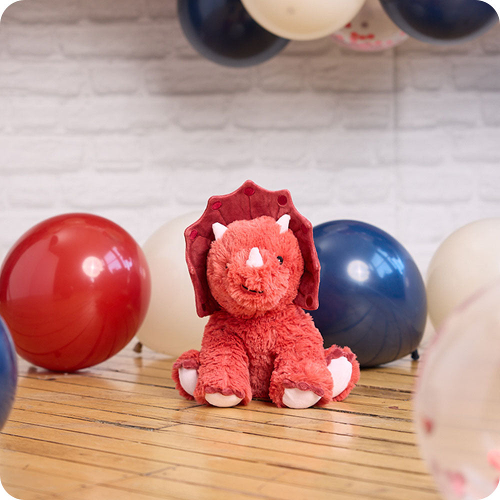 Red Triceratops Warmies - Daily Scent