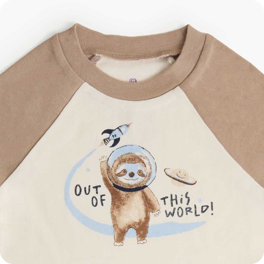 Sloth Shorties Pajamas - Gentle Warmth