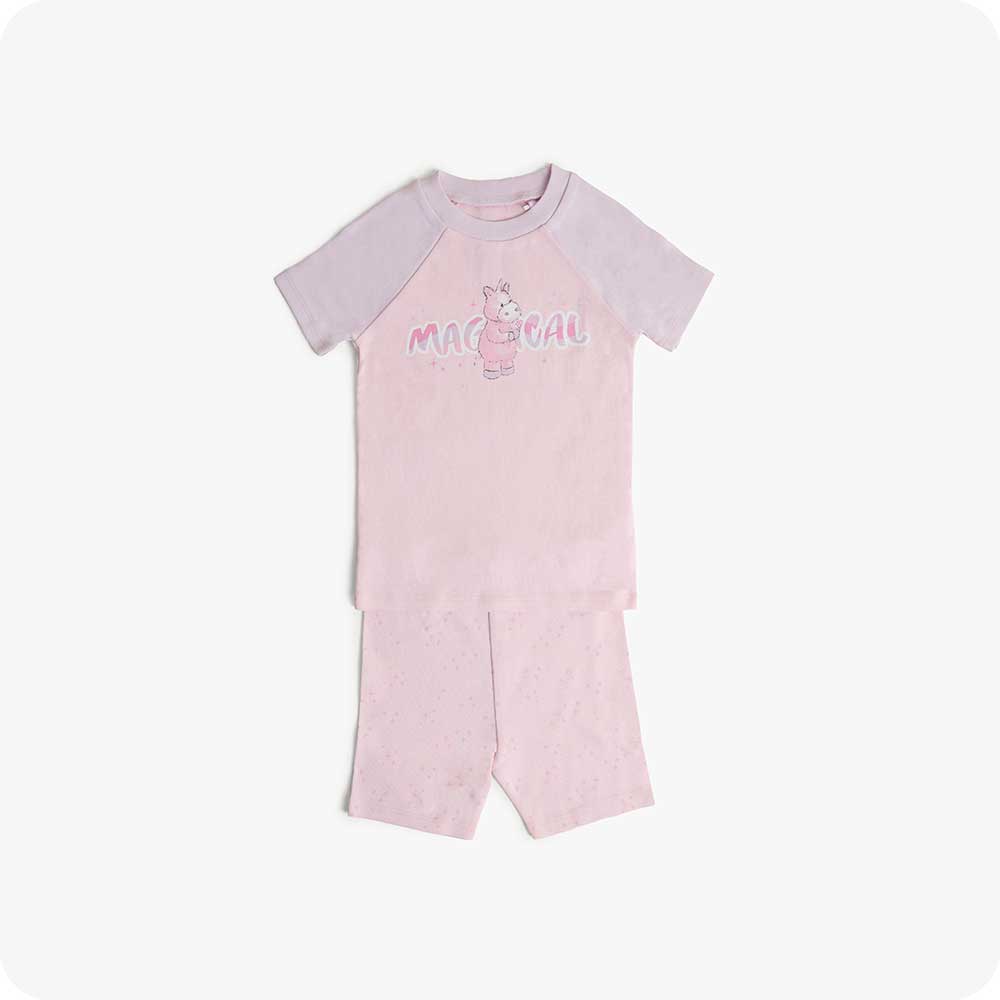Unicorn Shorties Pajamas - Cozy Comfort