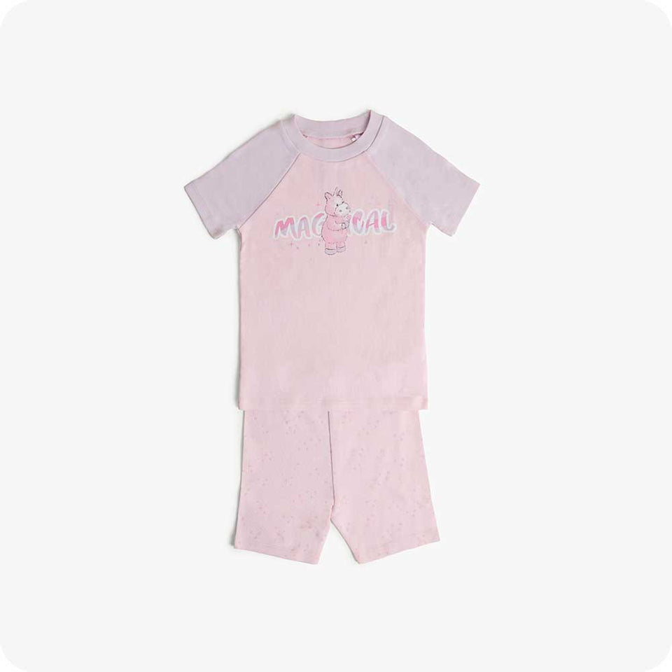 Unicorn Shorties Pajamas - Cozy Comfort